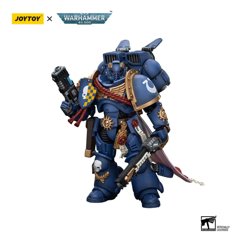 Warhammer 40k Actionfigur 1/18 Ultramarines Captain With Jump Pack 12 cm Produktfoto