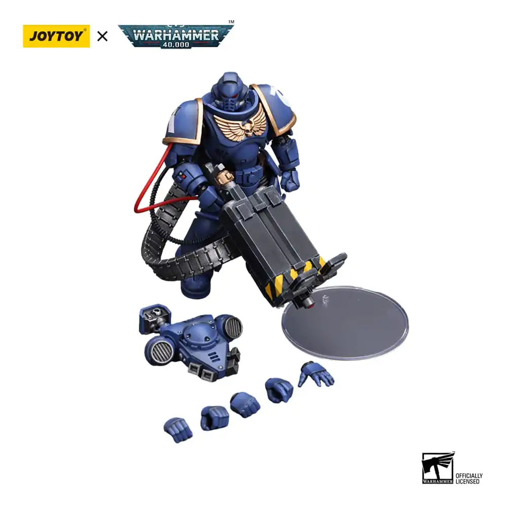 Warhammer 40k Actionfigur 1/18 Ultramarines Desolation Marine with Castellan Launcher (Superkrak) 12 cm termékfotó