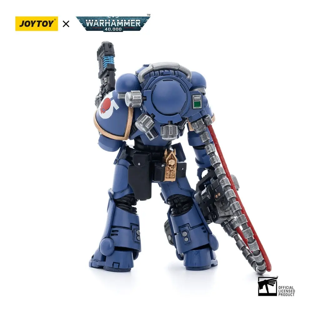 Warhammer 40k Actionfigur 1/18 Ultramarines Hellblasters Sergeant Ulaxes 12 cm Produktfoto