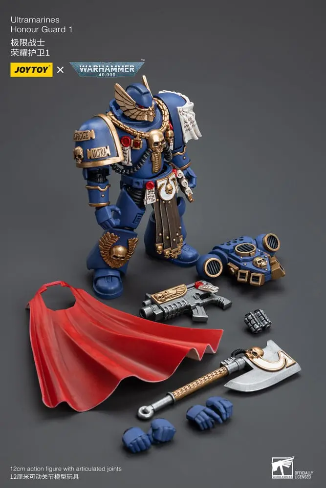 Warhammer 40k Actionfigur 1/18 Ultramarines Honour Guard 1 12 cm Produktfoto