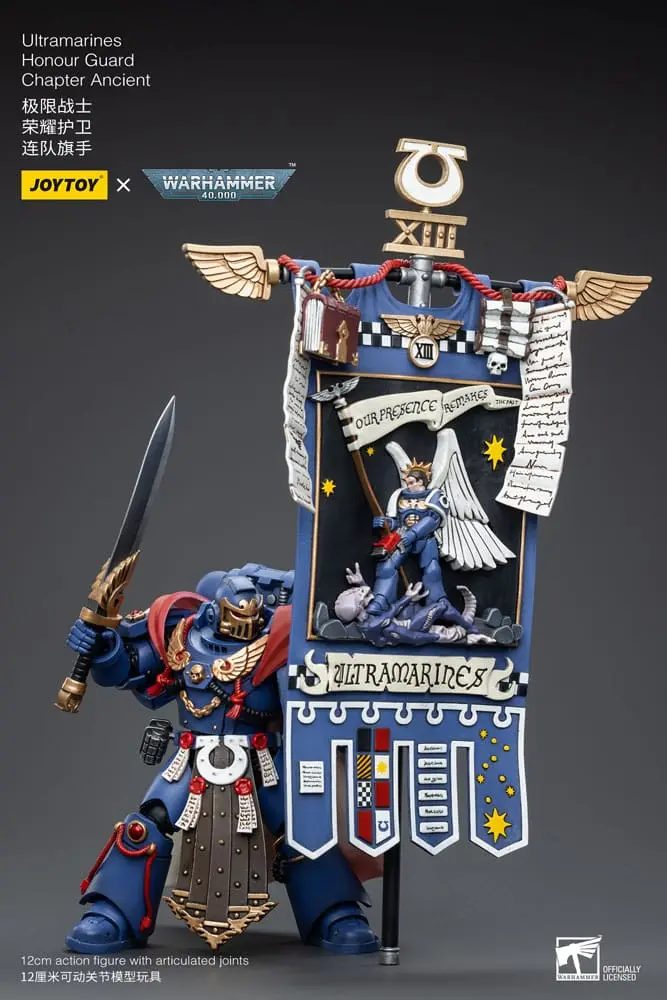 Warhammer 40k Actionfigur 1/18 Ultramarines Honour Guard Chapter Ancient 12 cm Produktfoto