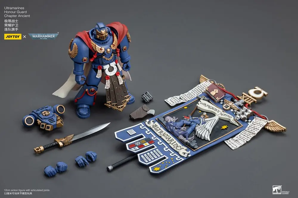 Warhammer 40k Actionfigur 1/18 Ultramarines Honour Guard Chapter Ancient 12 cm Produktfoto