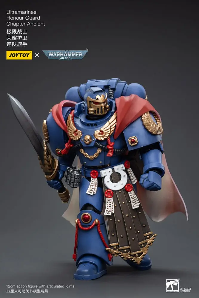 Warhammer 40k Actionfigur 1/18 Ultramarines Honour Guard Chapter Ancient 12 cm Produktfoto