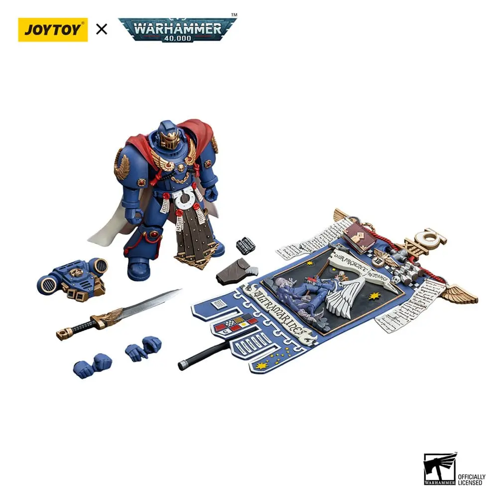 Warhammer 40k Actionfigur 1/18 Ultramarines Honour Guard Chapter Ancient 12 cm Produktfoto