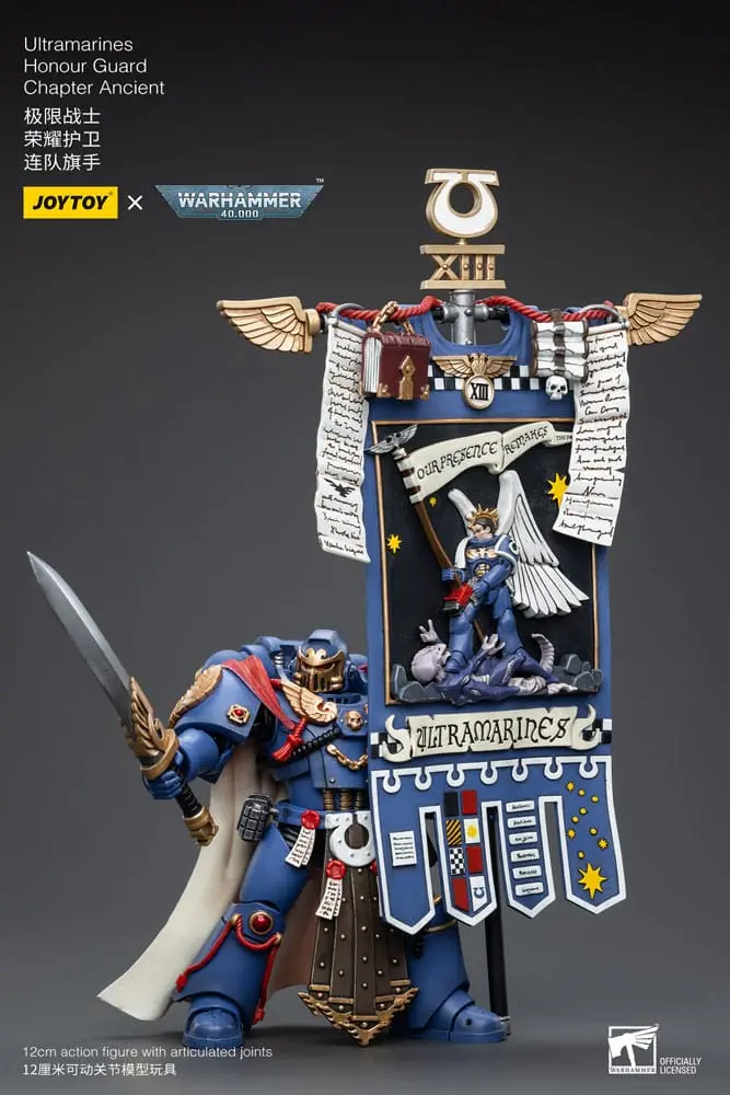 Warhammer 40k Actionfigur 1/18 Ultramarines Honour Guard Chapter Ancient 12 cm Produktfoto