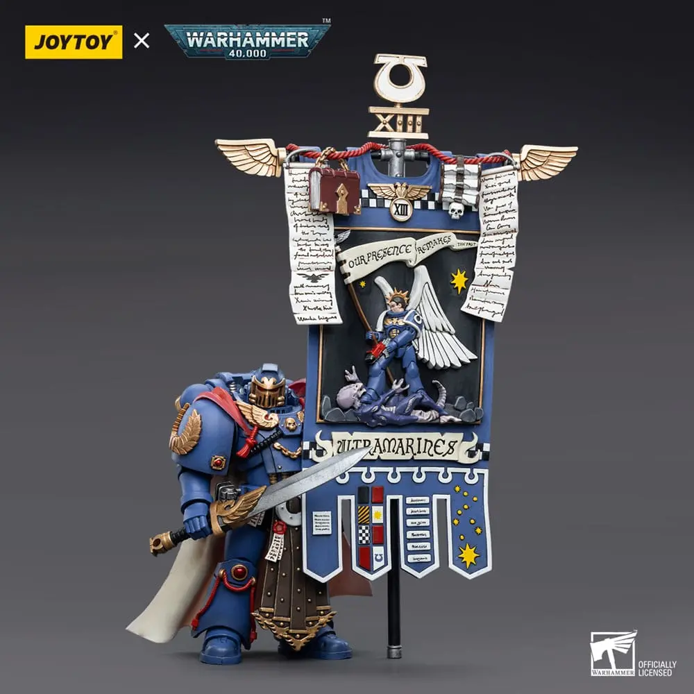 Warhammer 40k Actionfigur 1/18 Ultramarines Honour Guard Chapter Ancient 12 cm Produktfoto