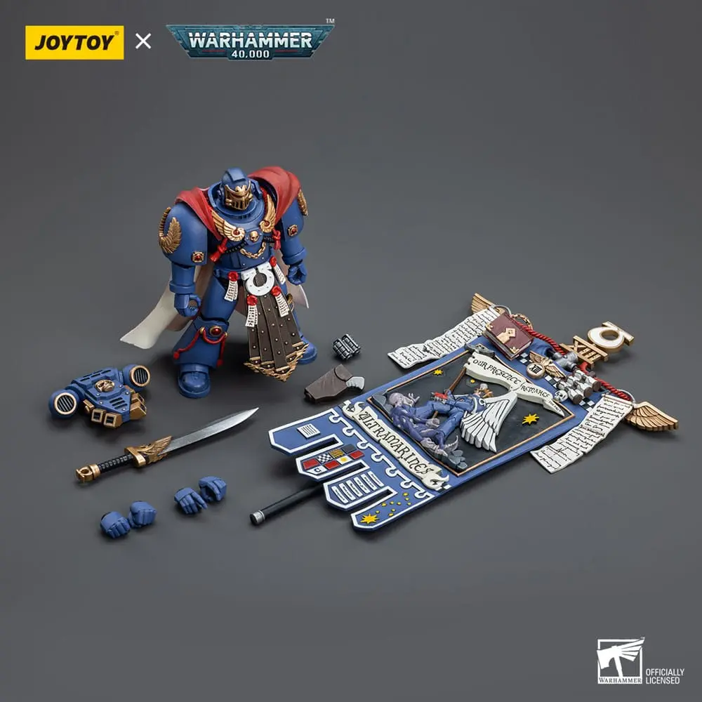 Warhammer 40k Actionfigur 1/18 Ultramarines Honour Guard Chapter Ancient 12 cm Produktfoto