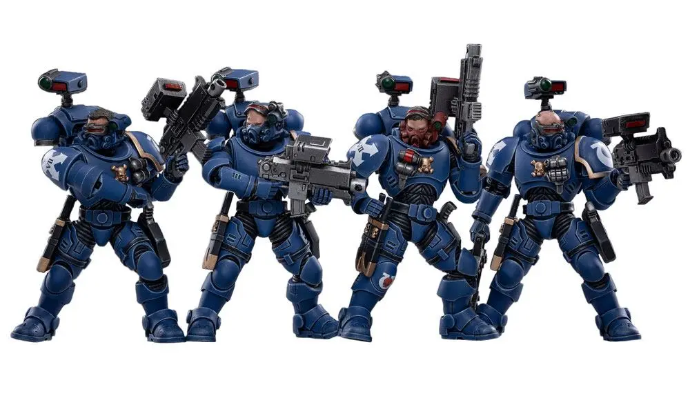 Warhammer 40k Actionfiguren 4er-Pack 1/18 Ultramarines Incursors 12 cm Produktfoto