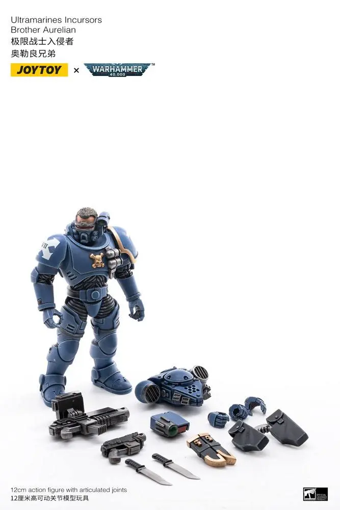 Warhammer 40k Actionfiguren 4er-Pack 1/18 Ultramarines Incursors 12 cm Produktfoto