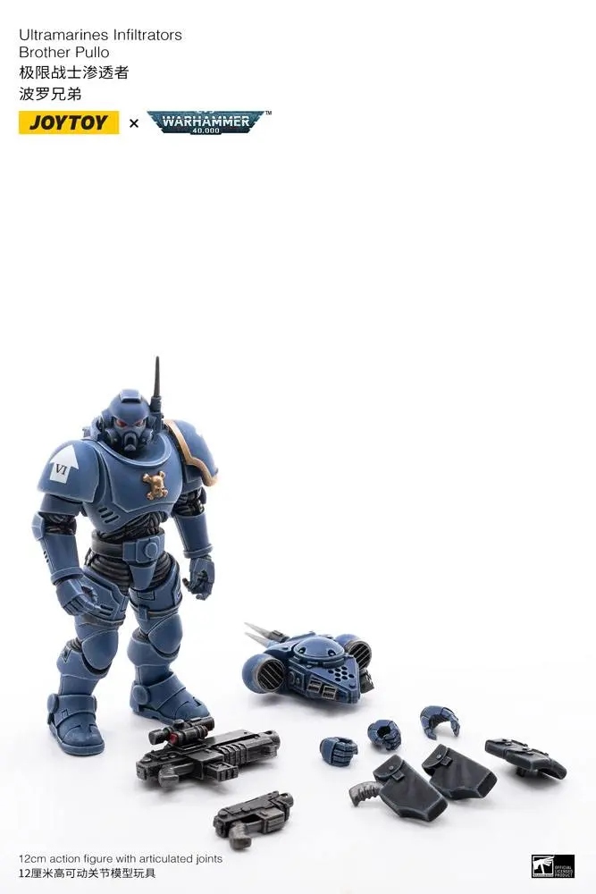 Warhammer 40k Actionfiguren 4er-Pack 1/18 Ultramarines Infiltrators 12 cm Produktfoto