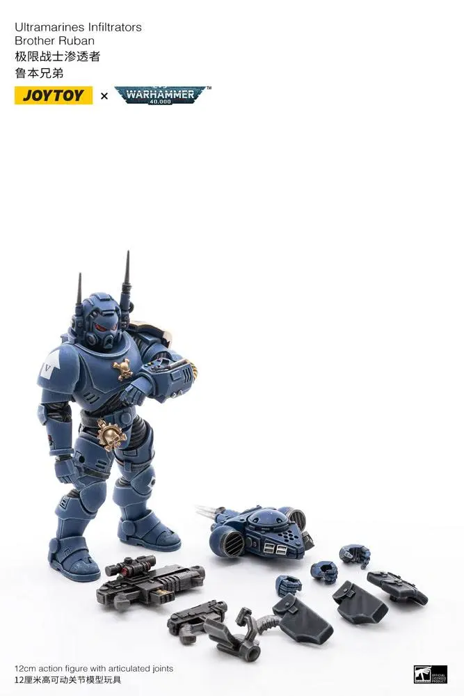 Warhammer 40k Actionfiguren 4er-Pack 1/18 Ultramarines Infiltrators 12 cm Produktfoto