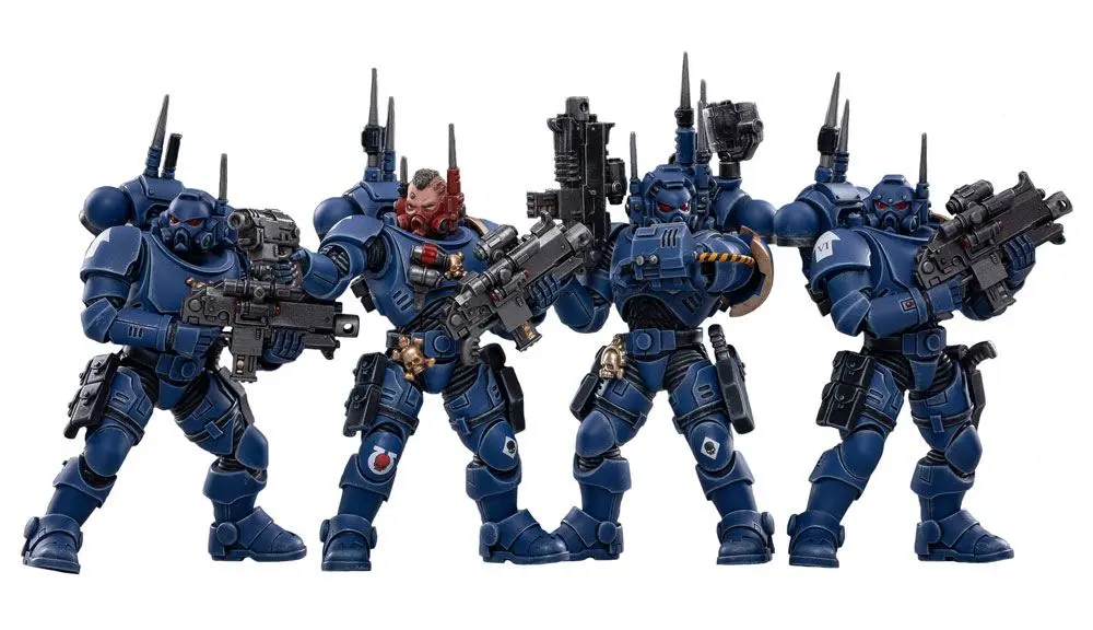 Warhammer 40k Actionfiguren 4er-Pack 1/18 Ultramarines Infiltrators 12 cm Produktfoto