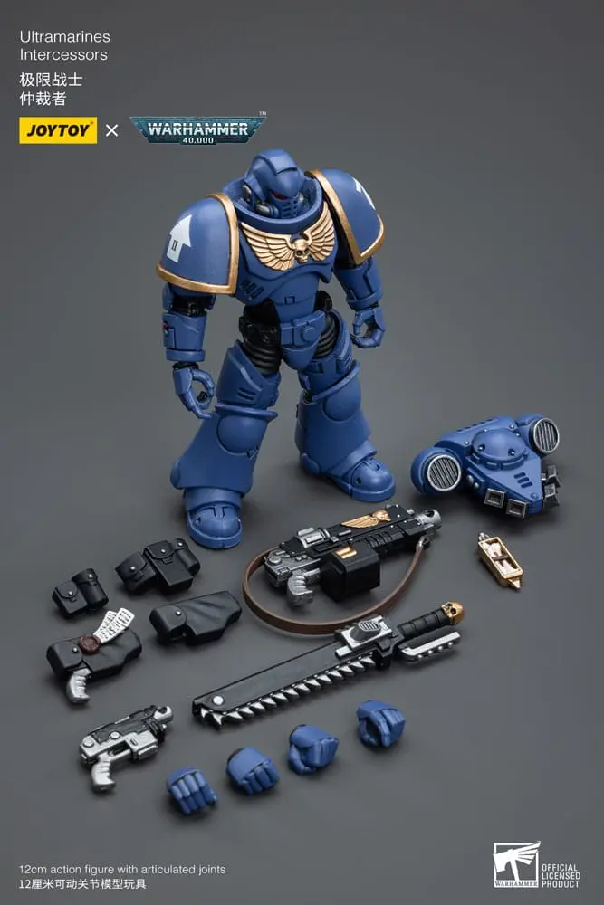 Warhammer 40k Actionfigur 1/18 Ultramarines Intercessors 12 cm termékfotó