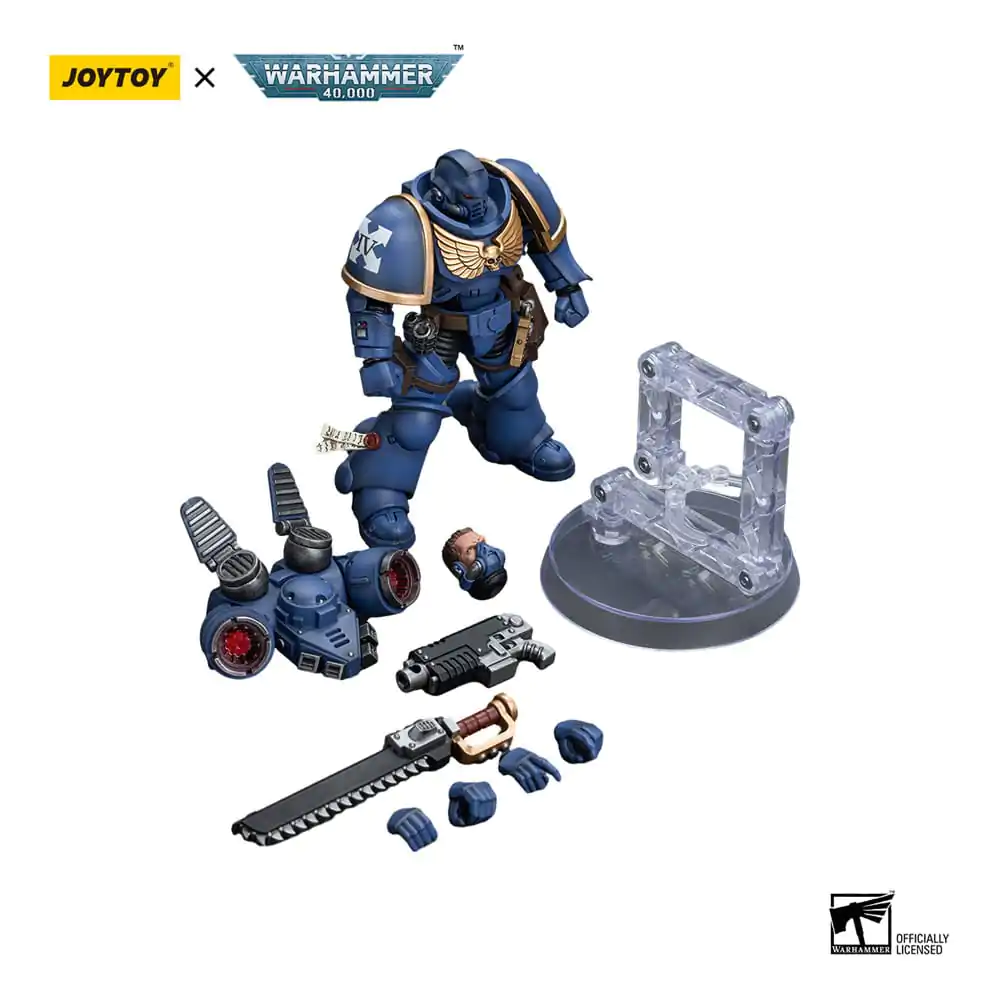 Warhammer 40k Actionfigur 1/18 Ultramarines Jump Pack Intercessors Intercessor 1 12 cm termékfotó