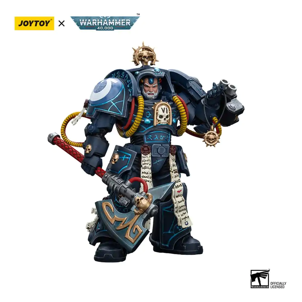 Warhammer 40k Actionfigur 1/18 Ultramarines Librarian in Terminator Armour 12 cm termékfotó