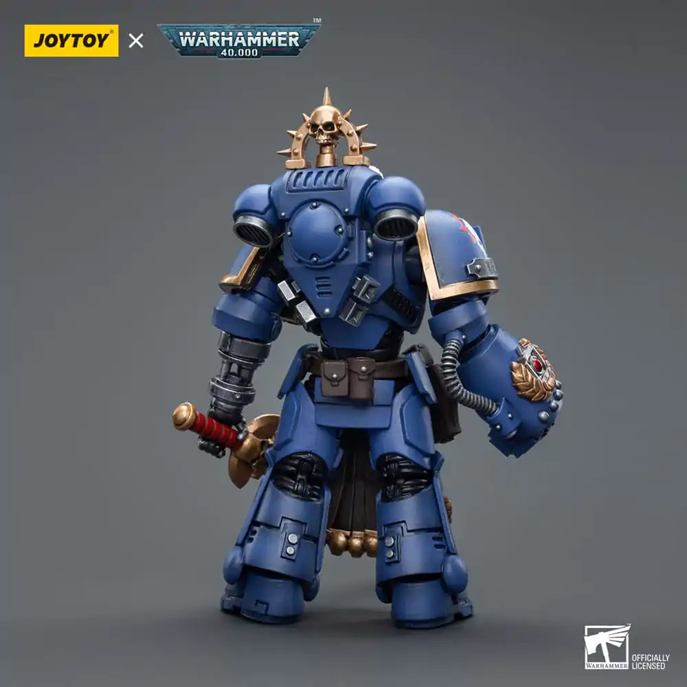 Warhammer 40k Actionfigur 1/18 Ultramarines Lieutenant with Power Fist 12 cm Produktfoto
