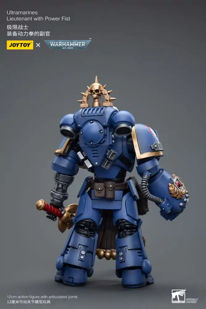 Warhammer 40k Actionfigur 1/18 Ultramarines Lieutenant with Power Fist 12 cm Produktfoto