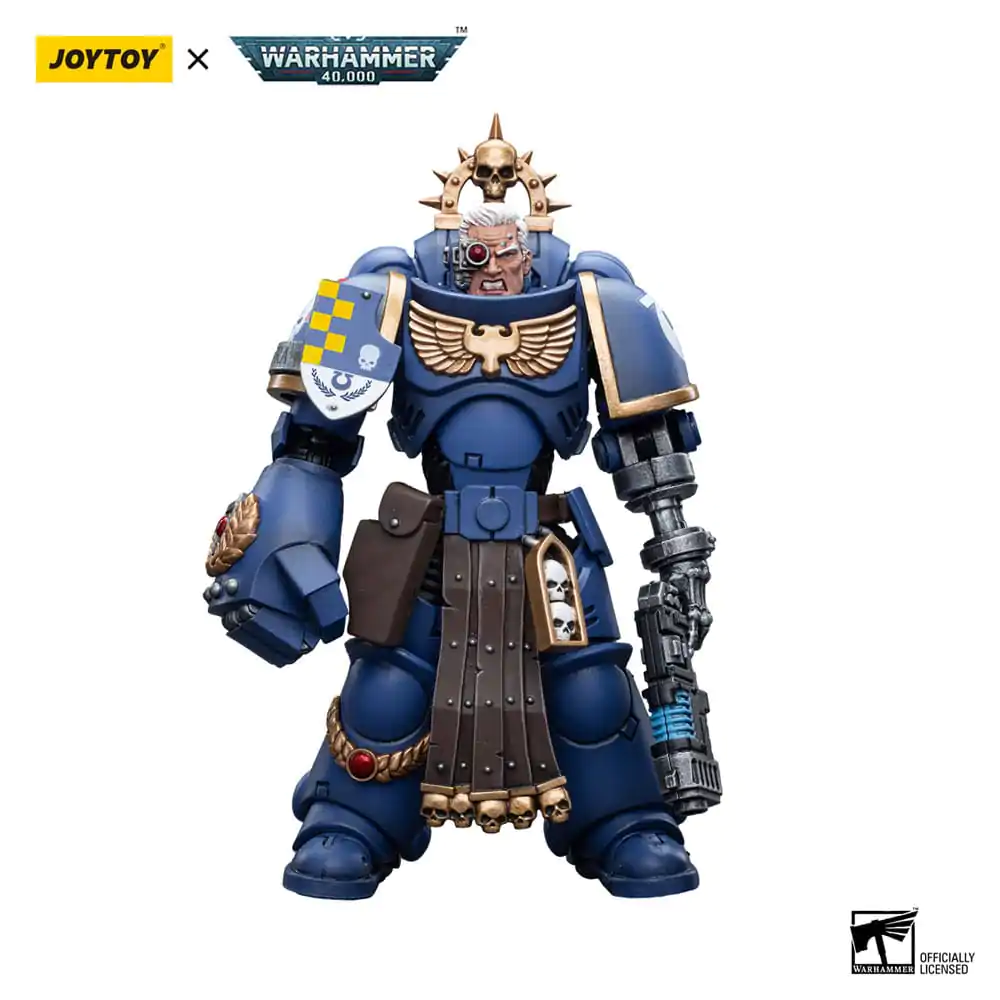 Warhammer 40k Actionfigur 1/18 Ultramarines Lieutenant with Power Fist 12 cm Produktfoto