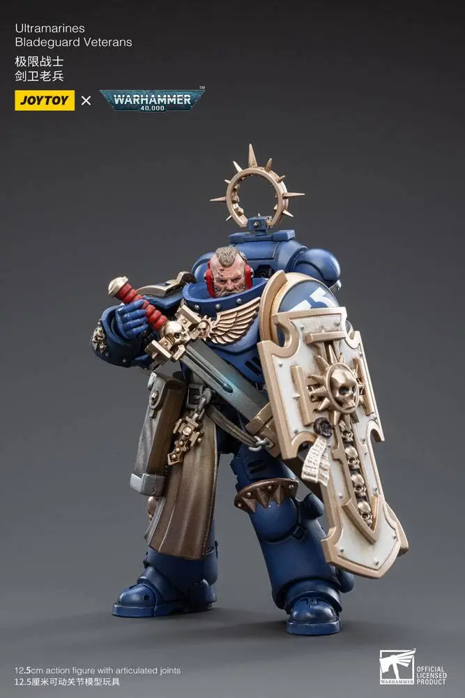 Warhammer 40k Actionfigur 1/18 Ultramarines Bladeguard Veteran 12 cm Produktfoto