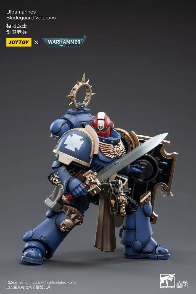 Warhammer 40k Actionfigur 1/18 Ultramarines Bladeguard Veteran 12 cm Produktfoto