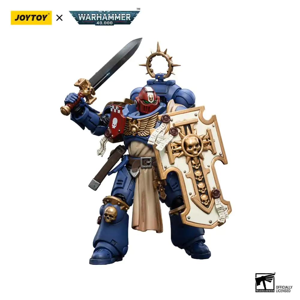 Warhammer 40k Actionfigur 1/18 Ultramarines Bladeguard Veteran Brother Sergeant Proximo 12 cm Produktfoto