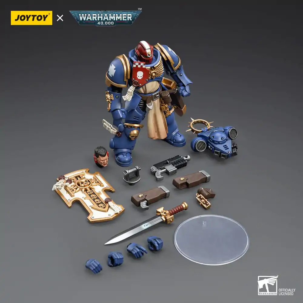 Warhammer 40k Actionfigur 1/18 Ultramarines Bladeguard Veteran Brother Sergeant Proximo 12 cm Produktfoto