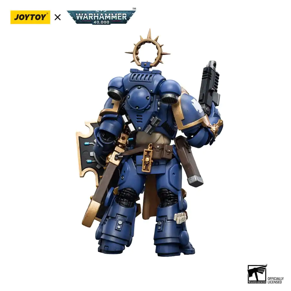 Warhammer 40k Actionfigur 1/18 Ultramarines Bladeguard Veteran Brother Sergeant Proximo 12 cm Produktfoto
