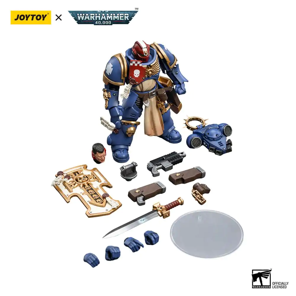 Warhammer 40k Actionfigur 1/18 Ultramarines Bladeguard Veteran Brother Sergeant Proximo 12 cm Produktfoto