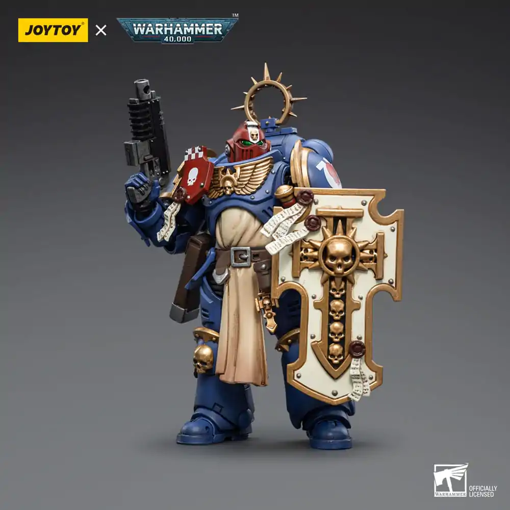 Warhammer 40k Actionfigur 1/18 Ultramarines Bladeguard Veteran Brother Sergeant Proximo 12 cm Produktfoto