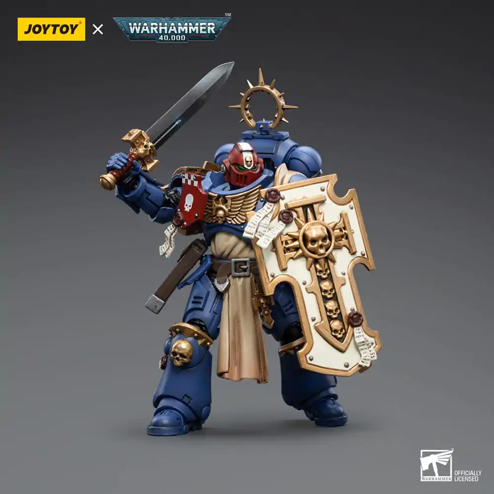 Warhammer 40k Actionfigur 1/18 Ultramarines Bladeguard Veteran Brother Sergeant Proximo 12 cm Produktfoto