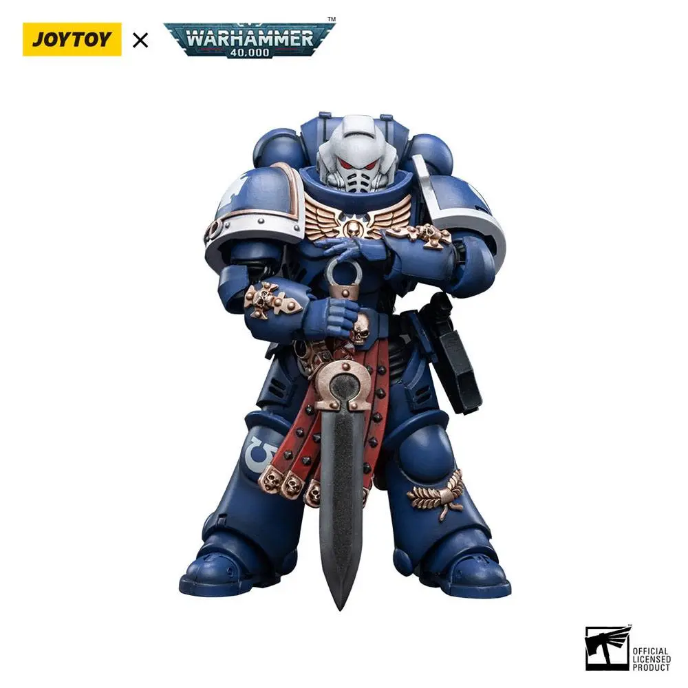 Warhammer 40k Actionfigur 1/18 Ultramarines Primaris Assault Veteran Intercessor 12 cm Produktfoto