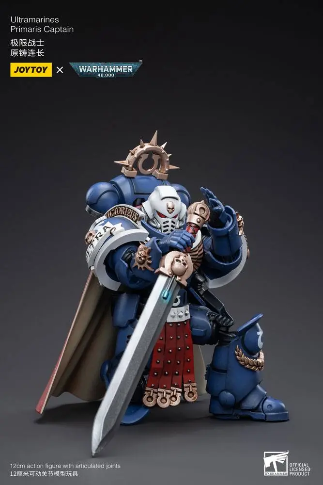 Warhammer 40k Actionfigur 1/18 Ultramarines Primaris Captain 12 cm Produktfoto
