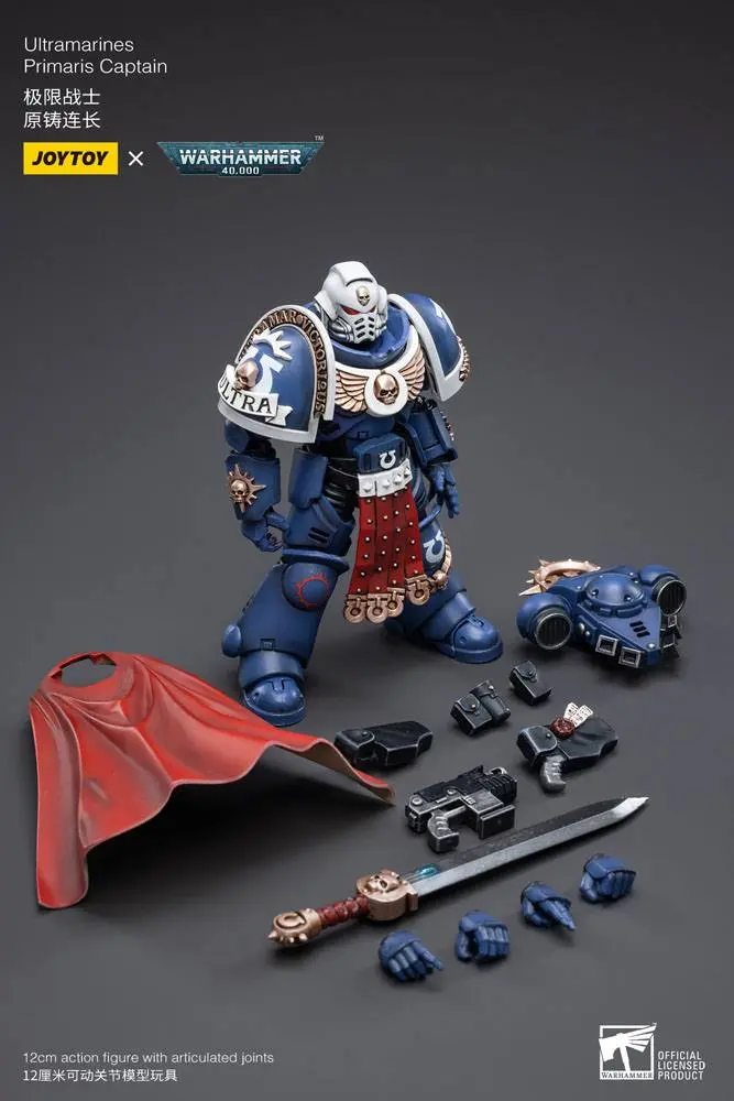 Warhammer 40k Actionfigur 1/18 Ultramarines Primaris Captain 12 cm Produktfoto