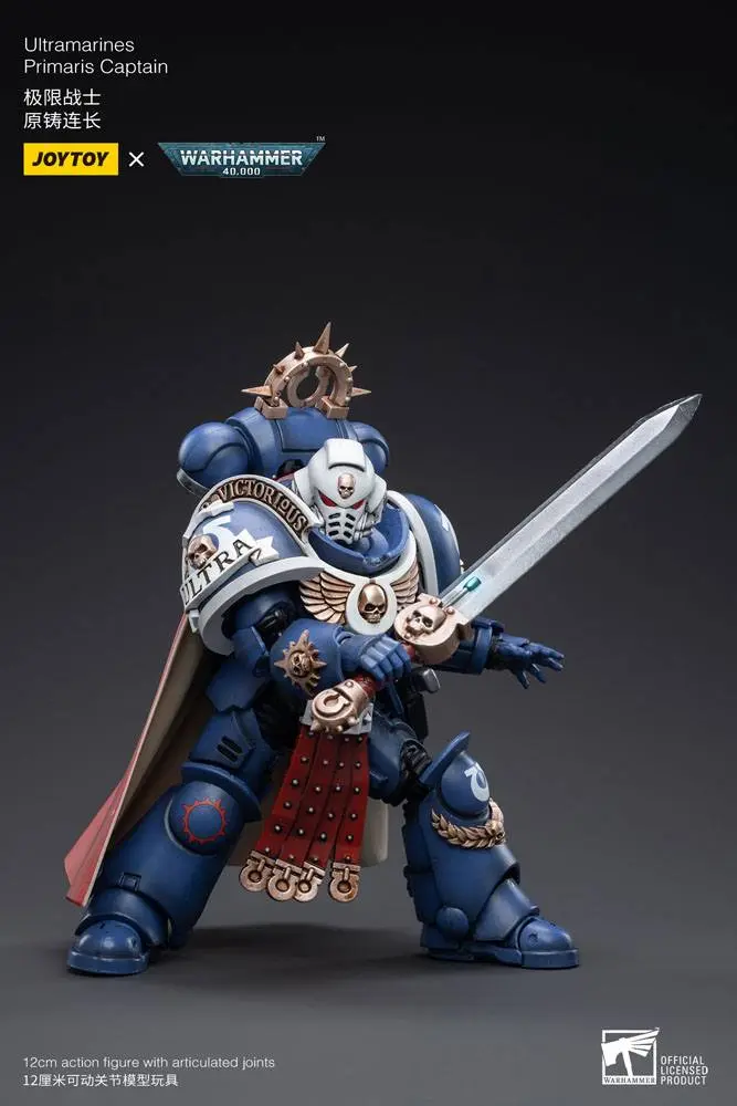 Warhammer 40k Actionfigur 1/18 Ultramarines Primaris Captain 12 cm Produktfoto