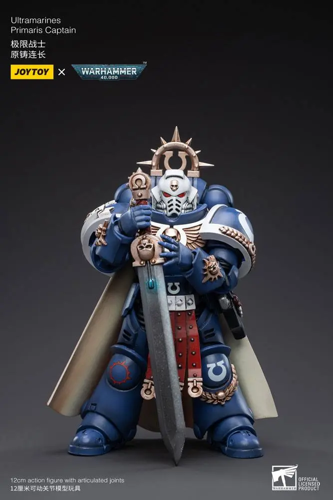 Warhammer 40k Actionfigur 1/18 Ultramarines Primaris Captain 12 cm Produktfoto