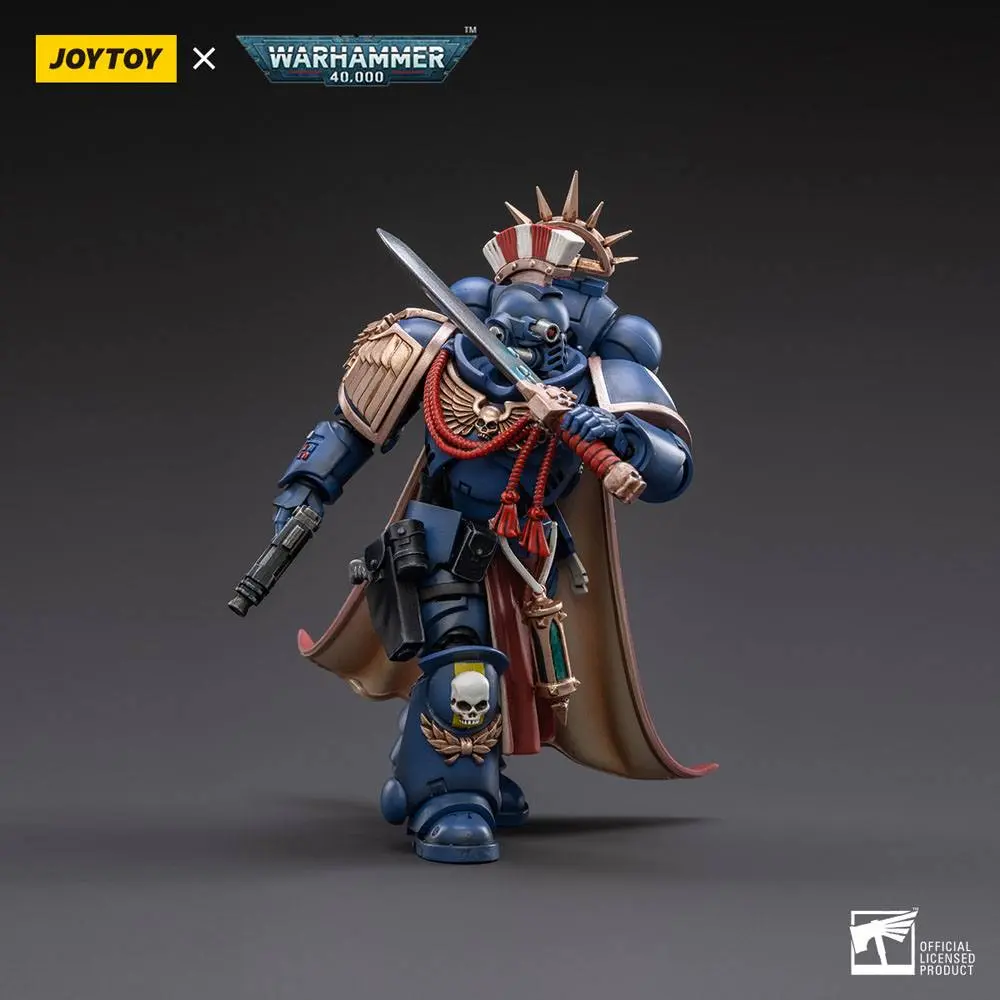 Warhammer 40k Actionfigur 1/18 Ultramarines Primaris Captain Sidonicus 12 cm Produktfoto
