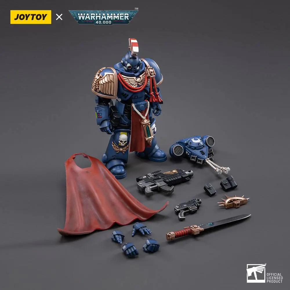 Warhammer 40k Actionfigur 1/18 Ultramarines Primaris Captain Sidonicus 12 cm Produktfoto