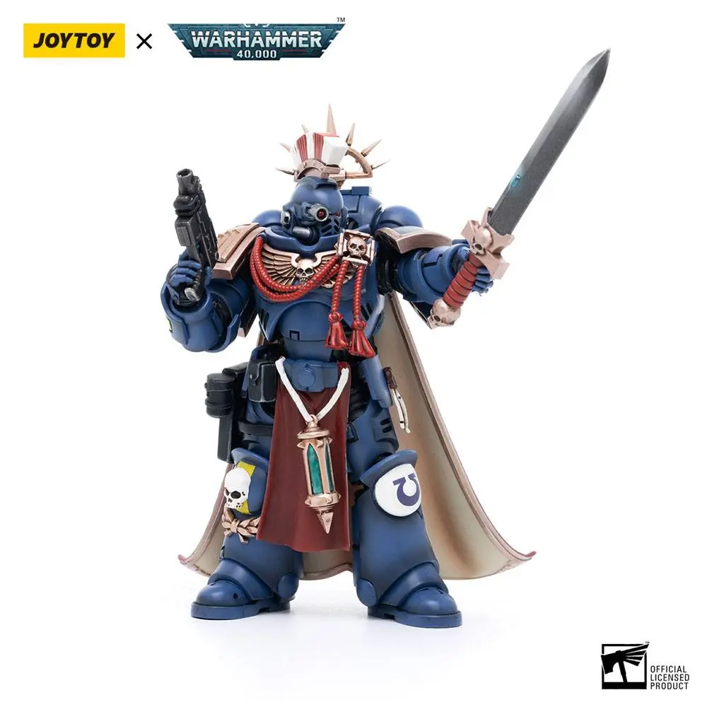 Warhammer 40k Actionfigur 1/18 Ultramarines Primaris Captain Sidonicus 12 cm Produktfoto
