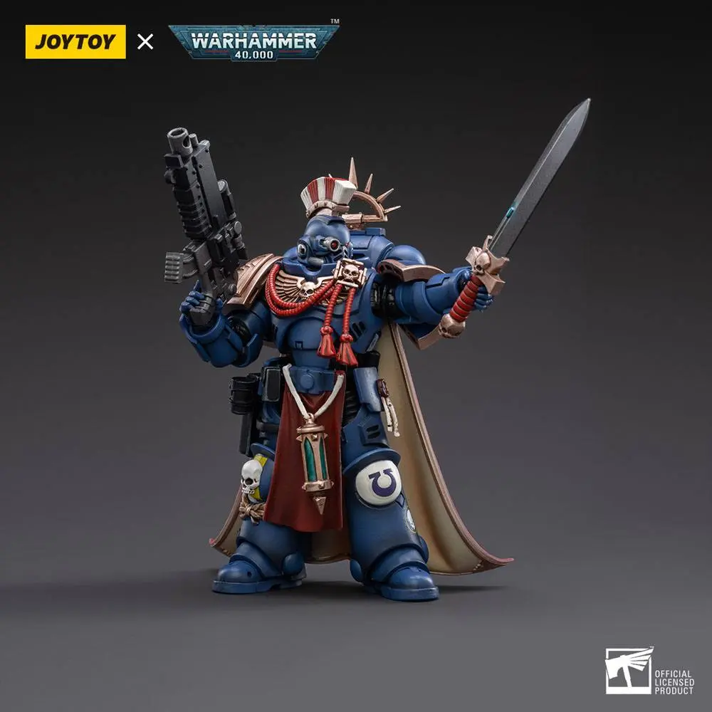 Warhammer 40k Actionfigur 1/18 Ultramarines Primaris Captain Sidonicus 12 cm Produktfoto