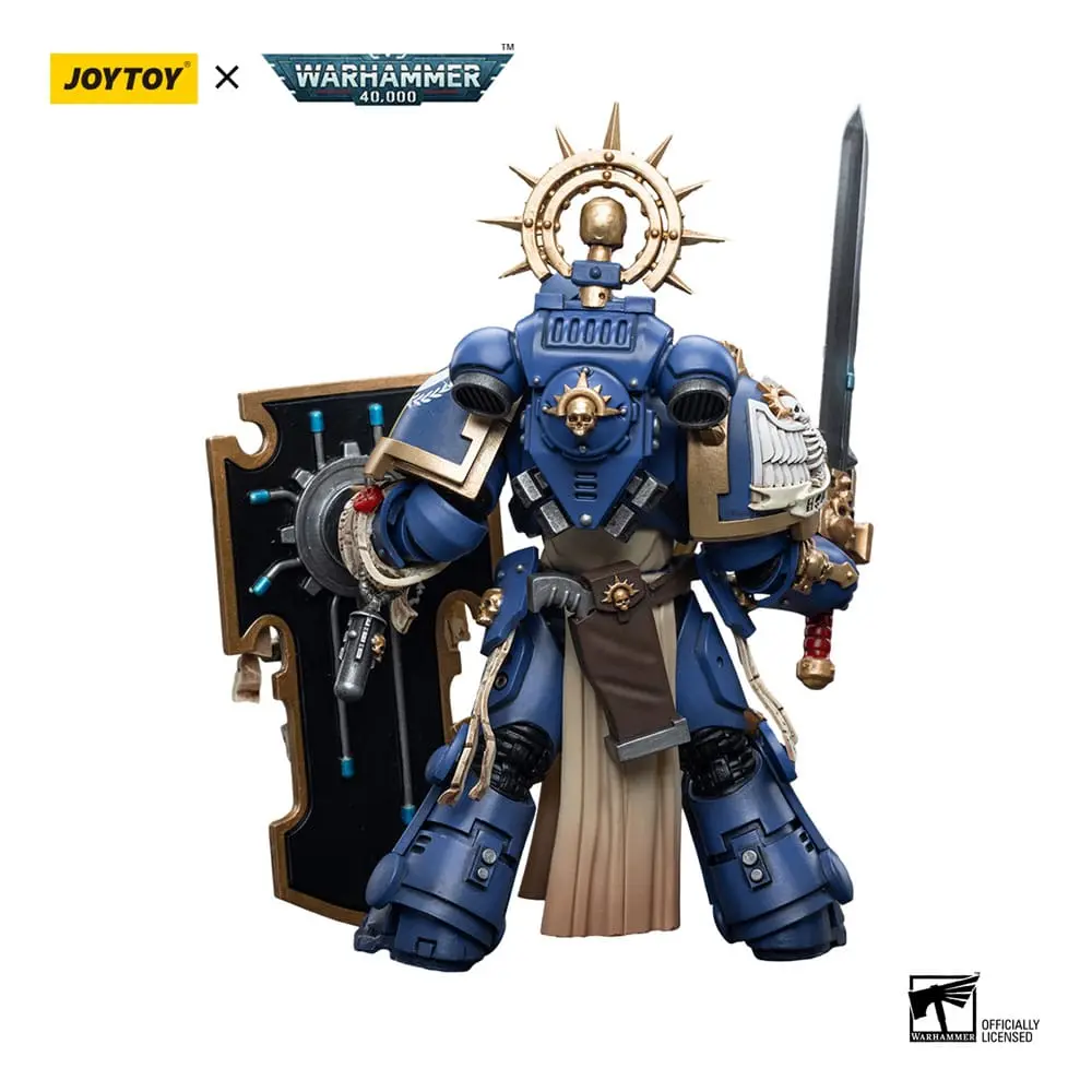 Warhammer 40k Action Figur 1/18 Ultramarines Primaris Captain with Relic Shield and Power Sword 12 cm termékfotó