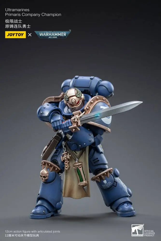 Warhammer 40k Actionfigur 1/18 Ultramarines Primaris Company Champion 12 cm Produktfoto