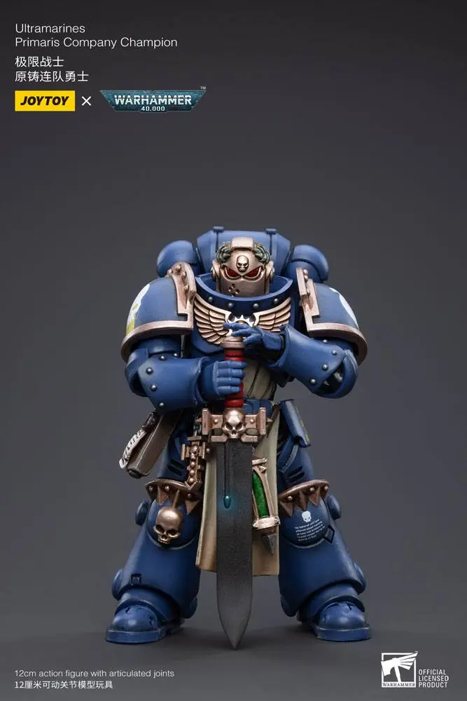 Warhammer 40k Actionfigur 1/18 Ultramarines Primaris Company Champion 12 cm Produktfoto
