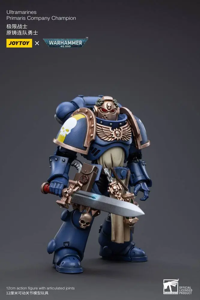 Warhammer 40k Actionfigur 1/18 Ultramarines Primaris Company Champion 12 cm Produktfoto