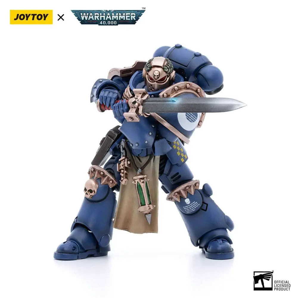 Warhammer 40k Actionfigur 1/18 Ultramarines Primaris Company Champion 12 cm Produktfoto