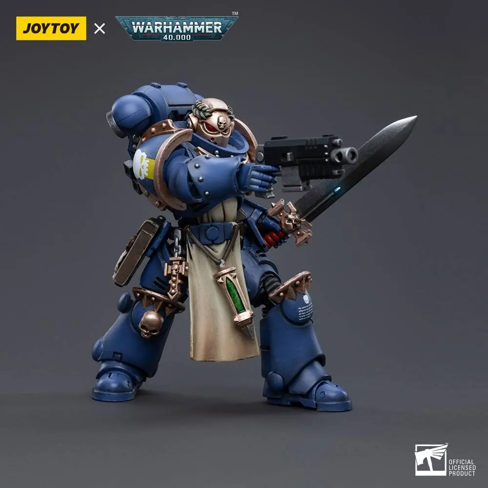 Warhammer 40k Actionfigur 1/18 Ultramarines Primaris Company Champion 12 cm Produktfoto