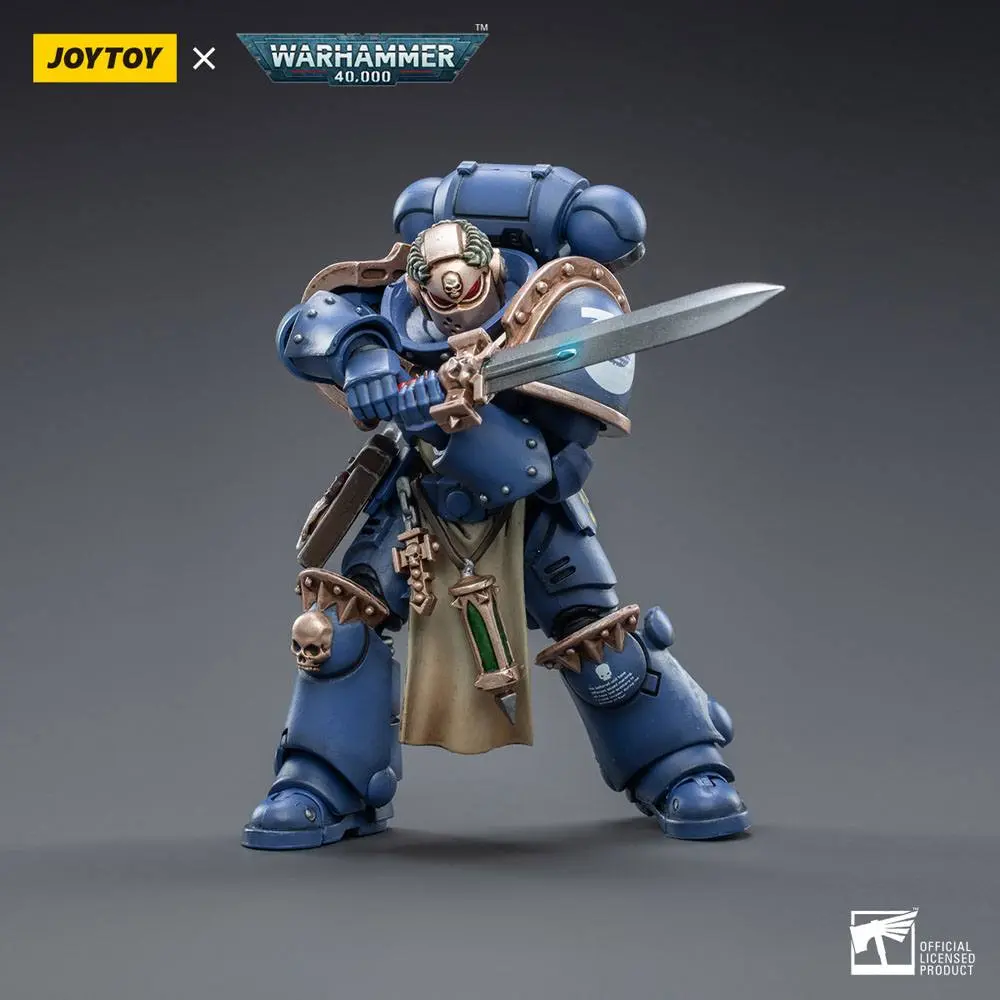 Warhammer 40k Actionfigur 1/18 Ultramarines Primaris Company Champion 12 cm Produktfoto