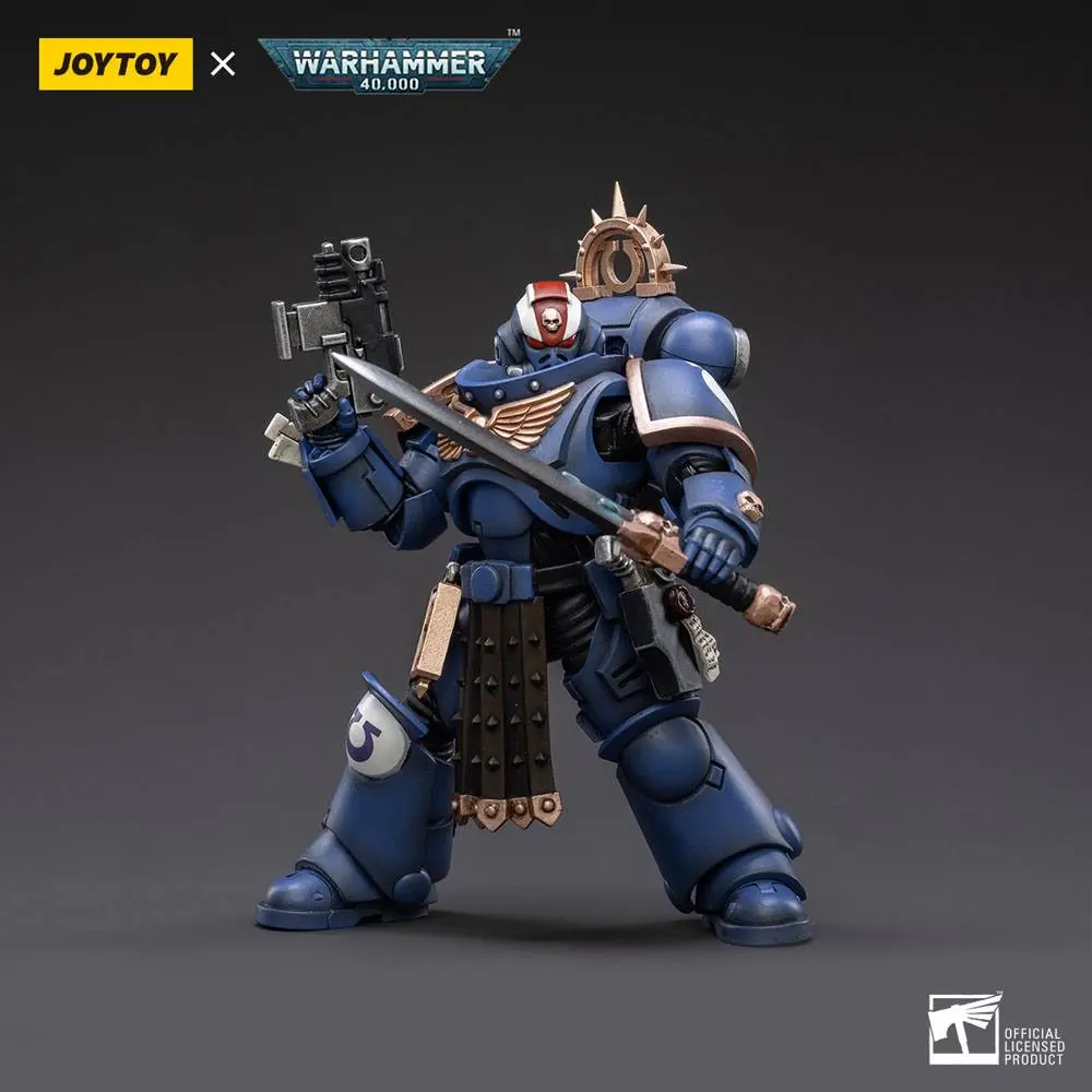 Warhammer 40k Actionfigur 1/18 Ultramarines Primaris Lieutenant Amulius 12 cm Produktfoto