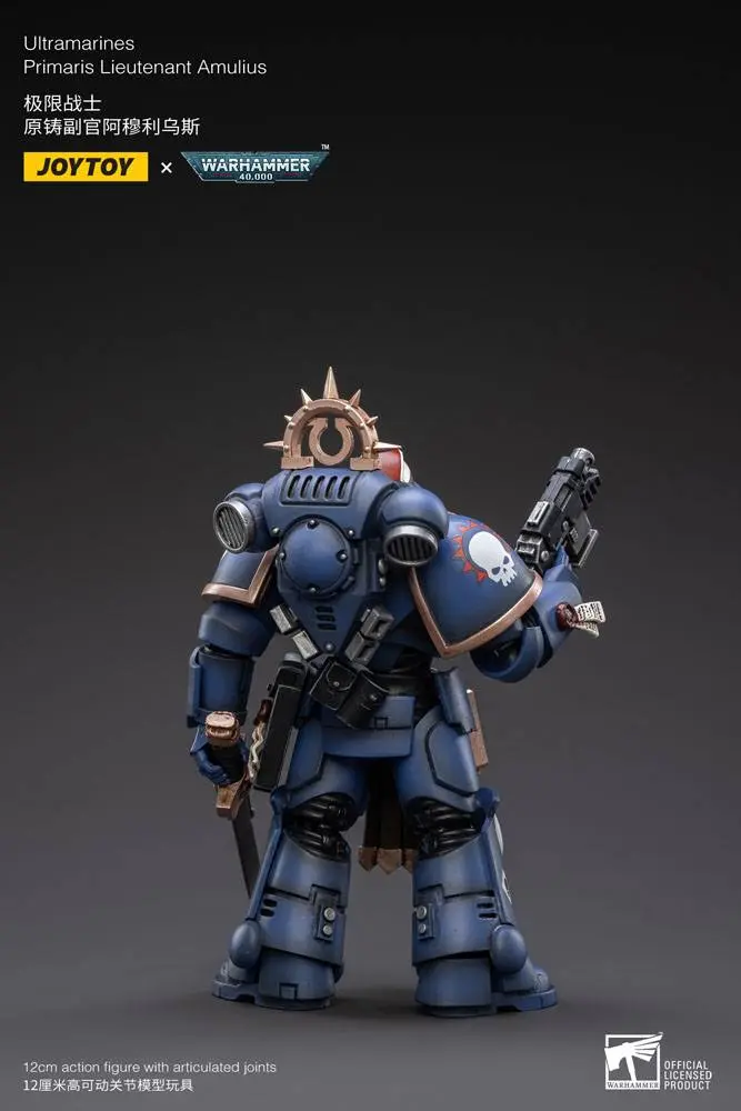Warhammer 40k Actionfigur 1/18 Ultramarines Primaris Lieutenant Amulius 12 cm Produktfoto