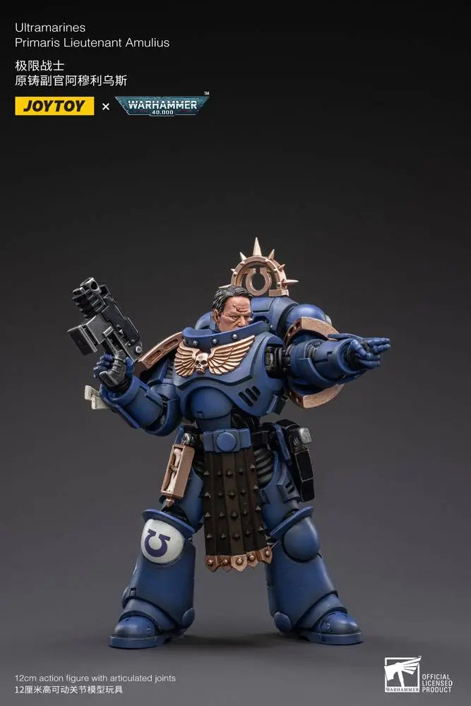 Warhammer 40k Actionfigur 1/18 Ultramarines Primaris Lieutenant Amulius 12 cm Produktfoto