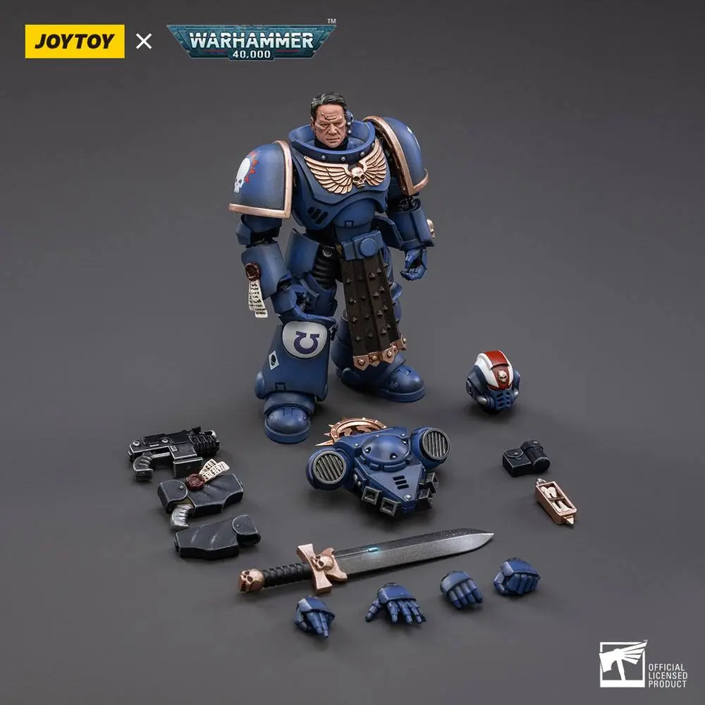 Warhammer 40k Actionfigur 1/18 Ultramarines Primaris Lieutenant Amulius 12 cm Produktfoto